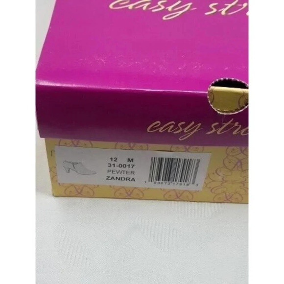 Easy Street Zandra pewter Bootie Women’s Size 12 M - Picture 9 of 10